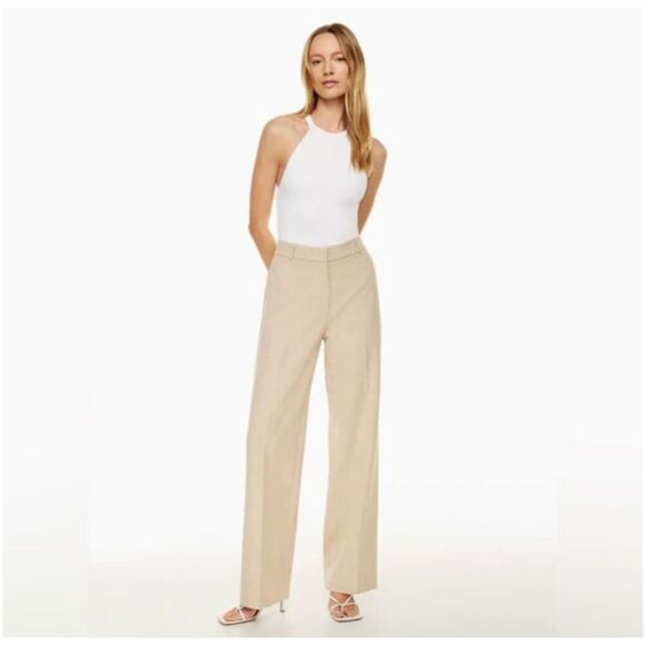 Babaton cream tan pants 0 - Picture 9 of 9